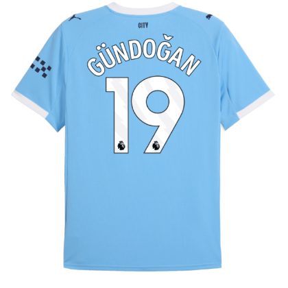 Manchester City Home Gündoğan 19 Jersey 25-26