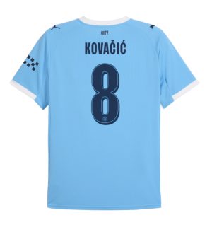 Manchester City Home Kovačić 8 UCL Jersey 25-26