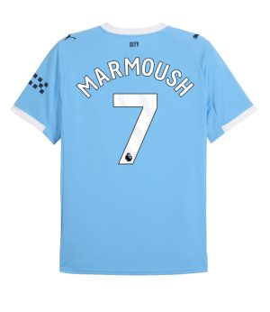 Manchester City Home Marmoush 7 Jersey 25-26