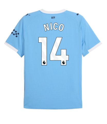 Manchester City Home Nico 14 Jersey 25-26