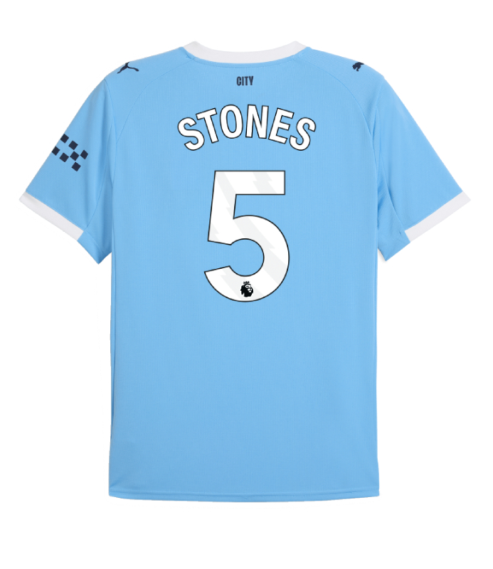Manchester City Home Stones 5 Jersey 25-26