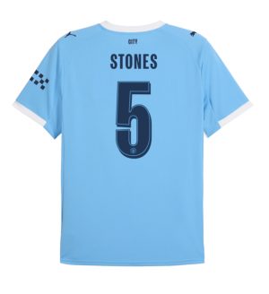 Manchester City Home Stones 5 UCL Jersey 25-26