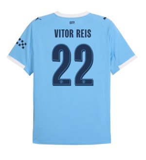 Manchester City Home Vitor Reis 22 UCL Jersey 25-26