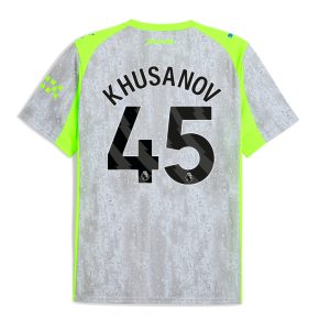 Manchester City Third KHUSANOV 45 Jersey 25-26