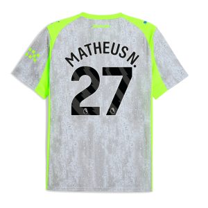 Manchester City Third MATHEUS N. 27 Jersey 25-26