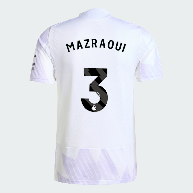Manchester United Away MAZRAOUI 3 Jersey 25-26 (Player Version)