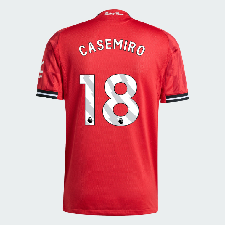 Manchester United Home CASEMIRO 18 Jersey 25-26 (Player Version)