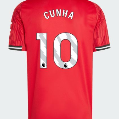 Manchester United Home CUNHA 10 Jersey 25-26
