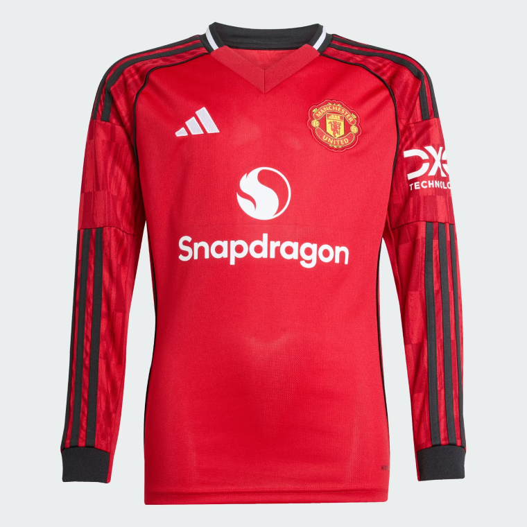 Manchester United Home Long Sleeve Jersey 25-26