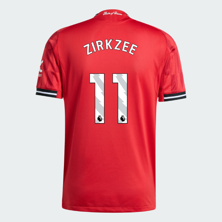 Manchester United Home ZIRKZEE 11 Jersey 25-26 (Player Version)