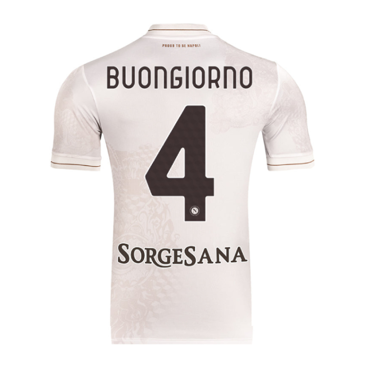 Napoli Away BUONGIORNO 4 Jersey 25-26