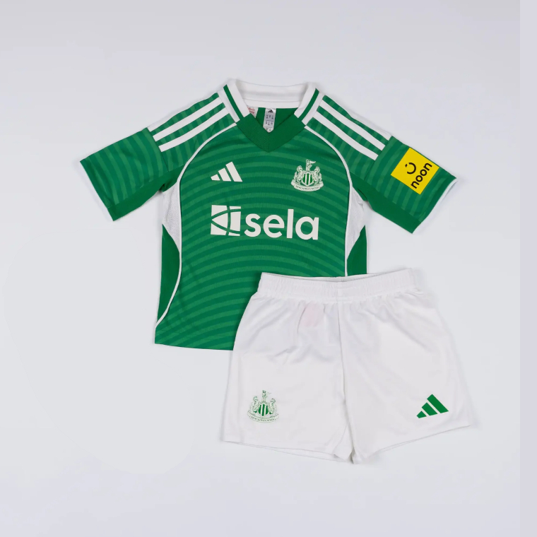 Newcastle United Away Kids Kit 25-26