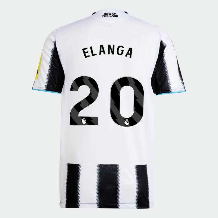 Newcastle United Home ELANGA 20 Jersey 25-26 (Player Version)