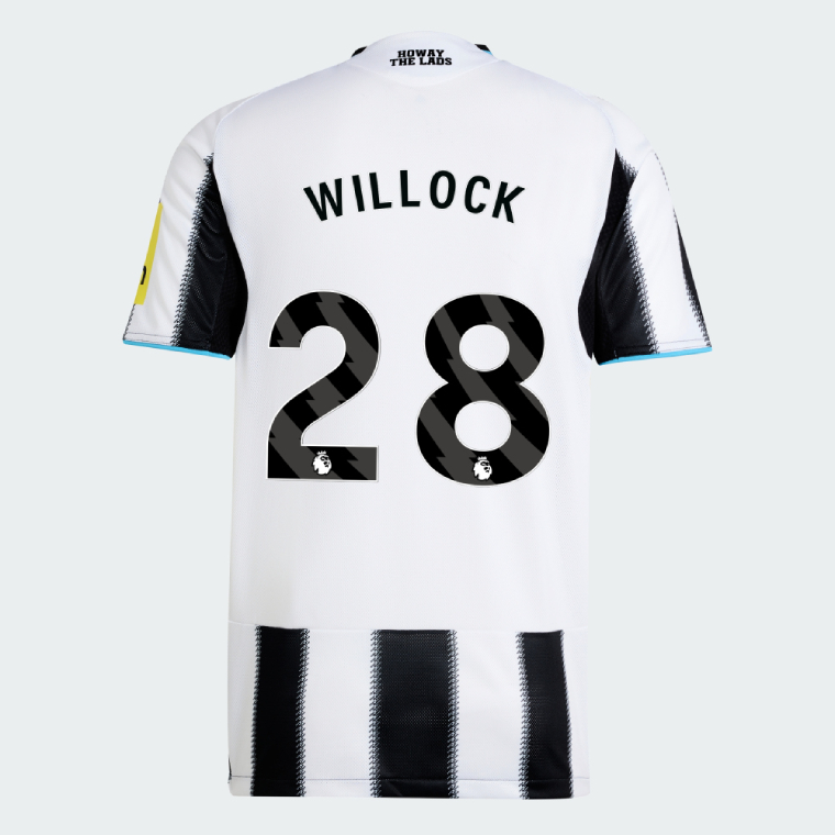 Newcastle United Home WILLOCK 28 Jersey 25-26 (Player Version)
