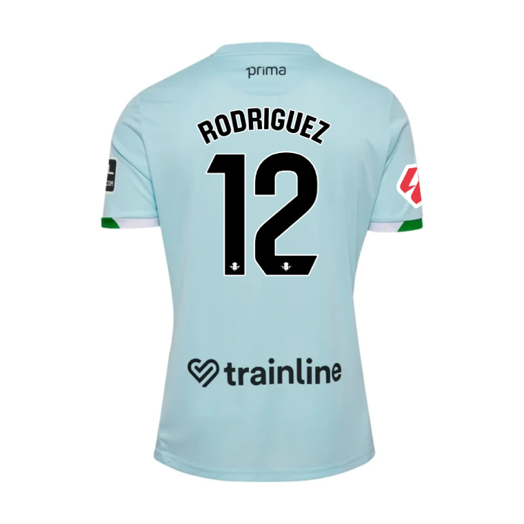 Real Betis Away RODRIGUEZ 12 Jersey 25-26