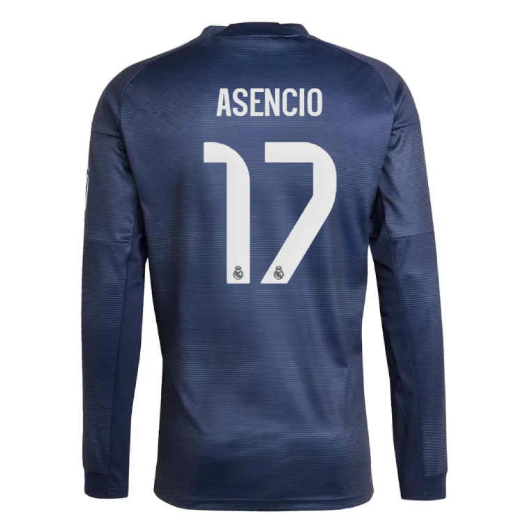 Real Madrid Away ASENCIO 17 Long Sleeve Jersey 25-26