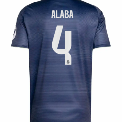 Real Madrid Away Alaba 4 Jersey 25-26