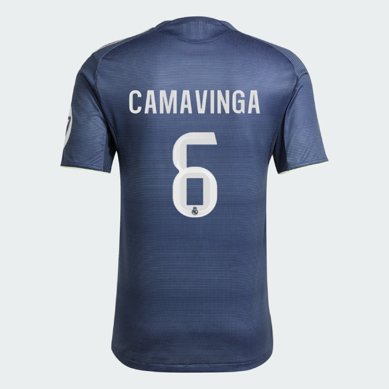 Real Madrid Away CAMAVINGA 6 Jersey 25-26 (Player Version)