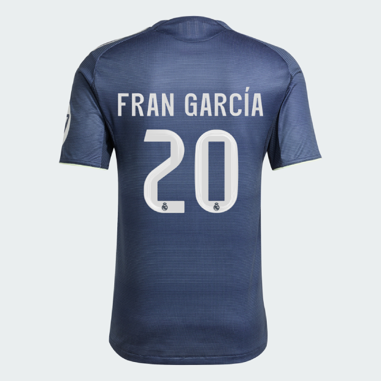 Real Madrid Away FRAN GARCÍA 20 Jersey 25-26 (Player Version)