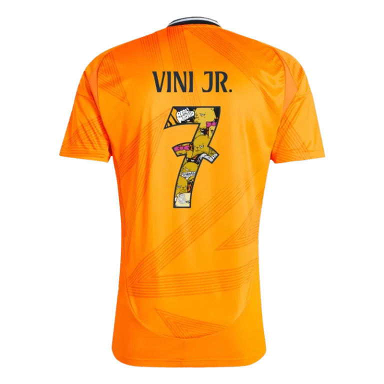 Real Madrid Away VINI JR. 7 Bear Champ Font Jersey 24-25