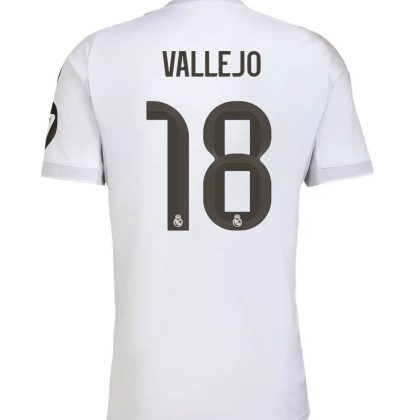 Real Madrid Home Vallejo 18 Jersey 25-26