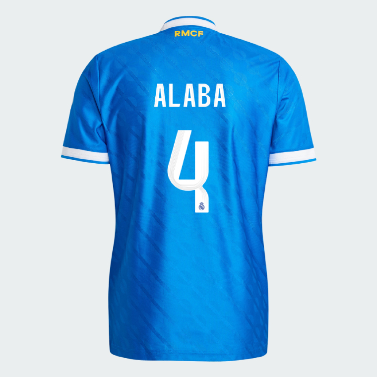 Real Madrid Third ALABA 4 Jersey 25-26 (Player Version)