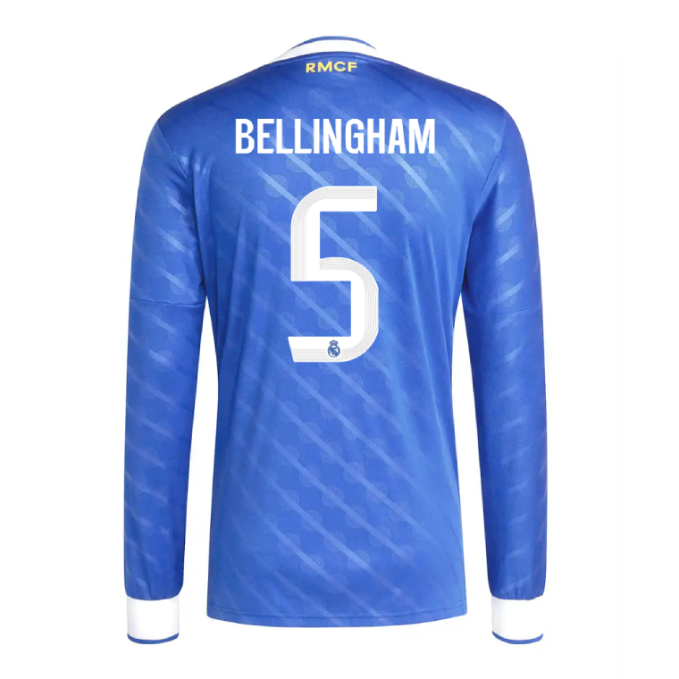 Real Madrid Third BELLINGHAM 5 Long Sleeve Jersey 25-26