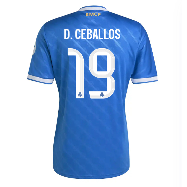 Real Madrid Third D. CEBALLOS 19 Jersey 25-26