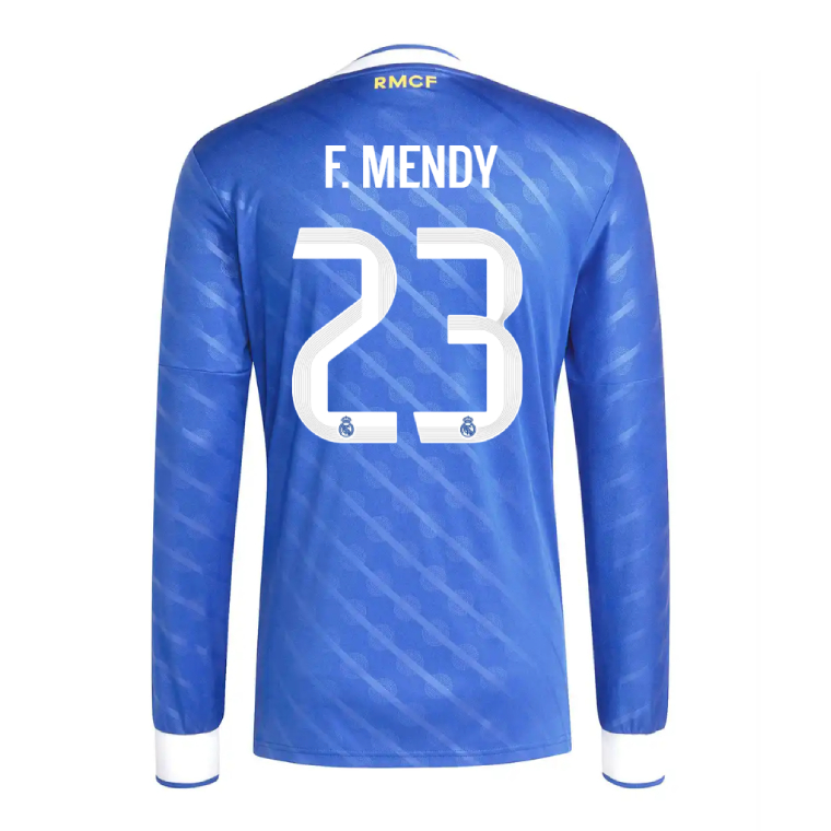 Real Madrid Third F. MENDY 23 Long Sleeve Jersey 25-26