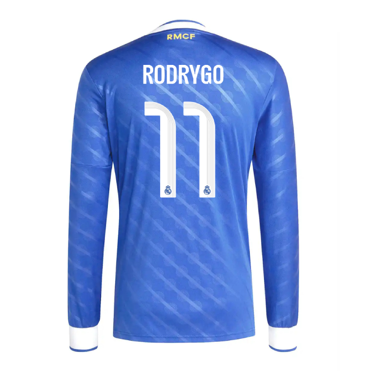 Real Madrid Third RODRYGO 11 Long Sleeve Jersey 25-26