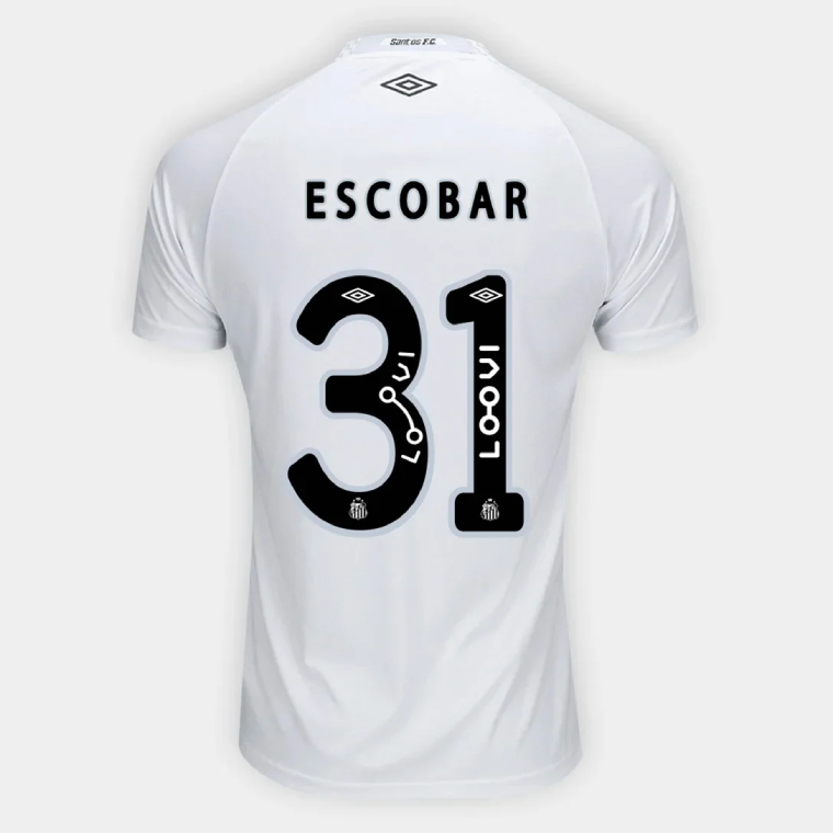 Santos FC Home ESCOBAR 31 Jersey 25-26