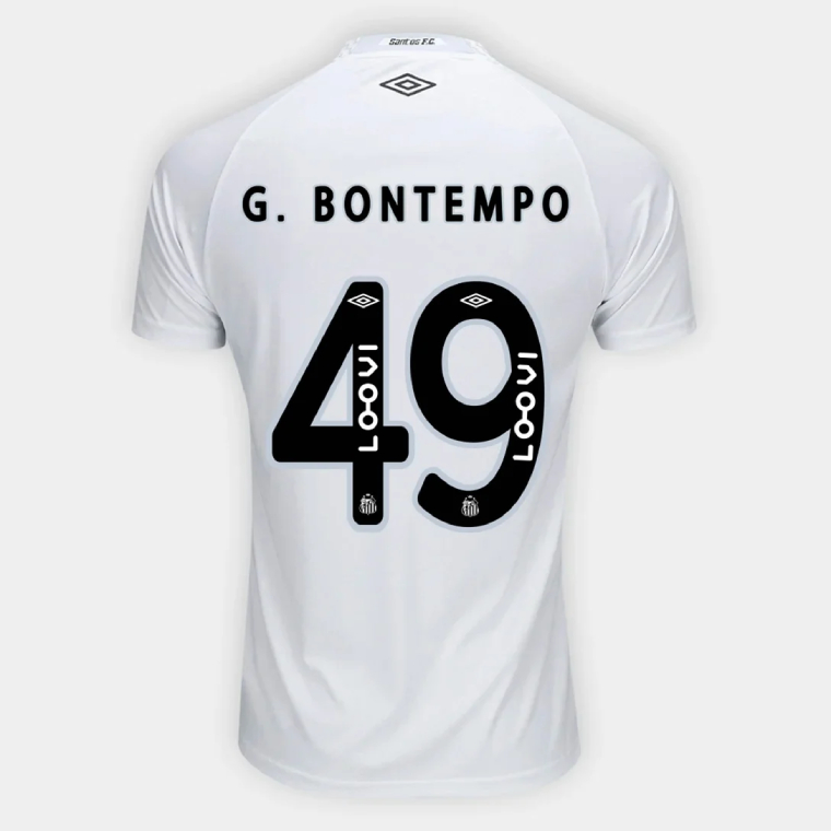 Santos FC Home G. BONTEMPO 49 Jersey 25-26