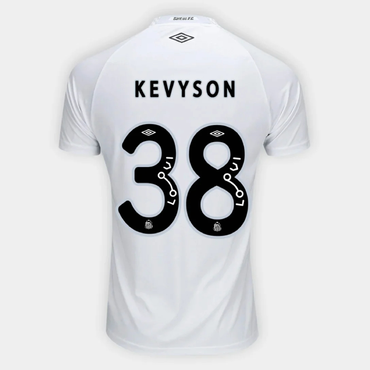 Santos FC Home KEVYSON 38 Jersey 25-26