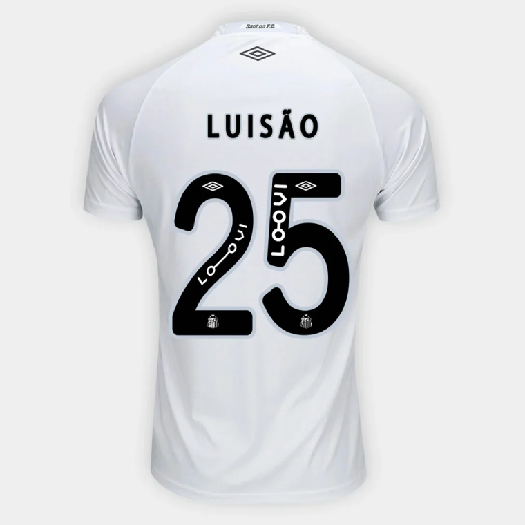 Santos FC Home LUISÃO 25 Jersey 25-26