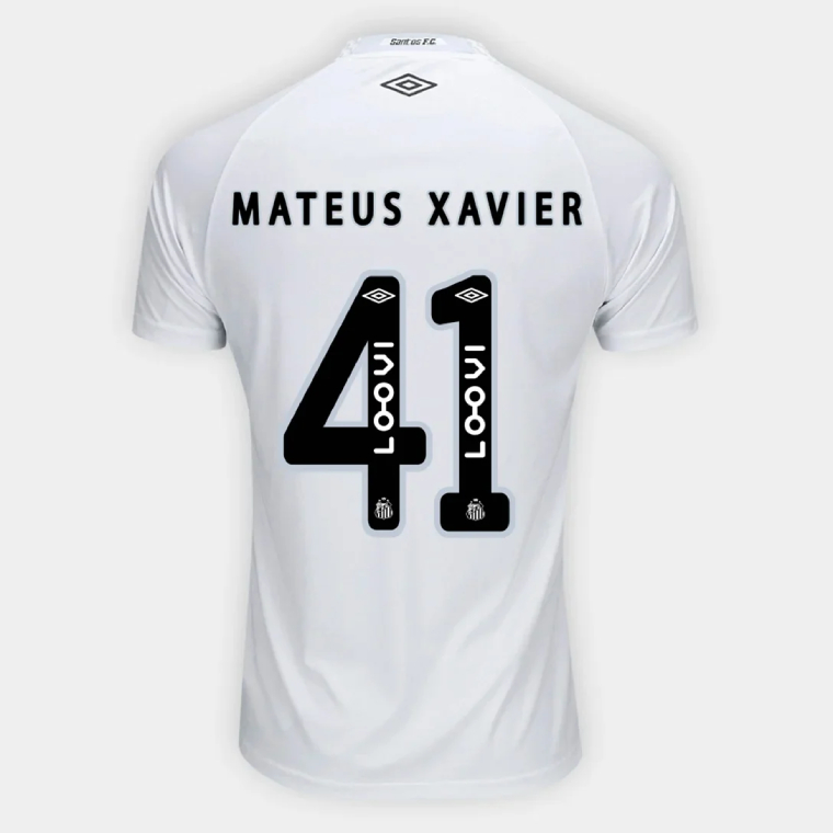Santos FC Home MATEUS XAVIER 41 Jersey 25-26