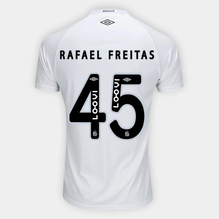 Santos FC Home RAFAEL FREITAS 45 Jersey 25-26