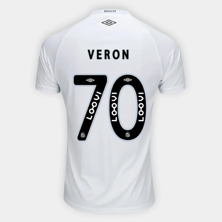 Santos FC Home VERON 70 Jersey 25-26