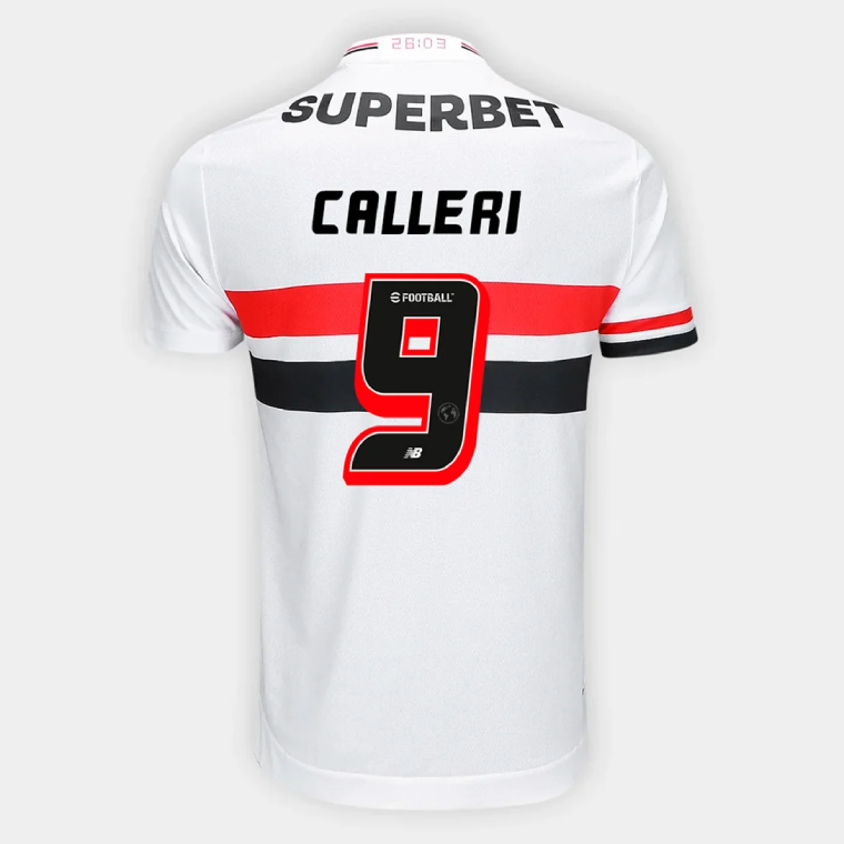 Sao Paulo FC Home CALLERI 9 Jersey 25-26
