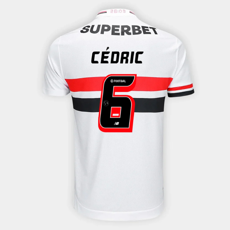 Sao Paulo FC Home CÉDRIC 6 Jersey 25-26
