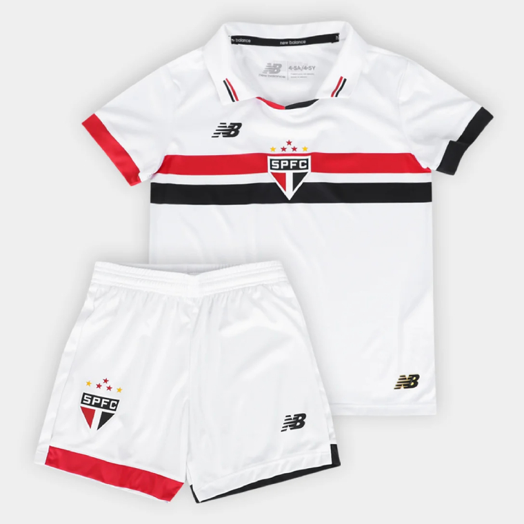 Sao Paulo FC Home Jersey Kids Kit 25-26