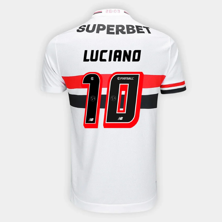 Sao Paulo FC Home LUCIANO 10 Jersey 25-26
