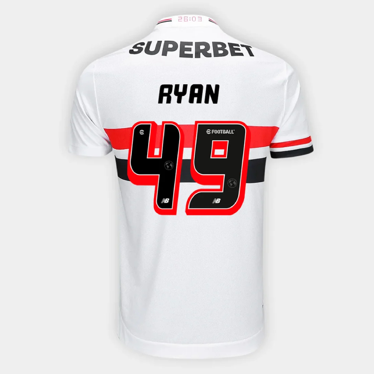 Sao Paulo FC Home RYAN 49 Jersey 25-26