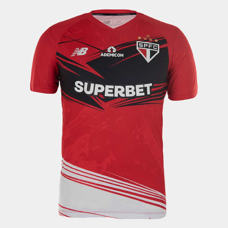 São Paulo Goalkeeper Jersey Red+Black 25-26