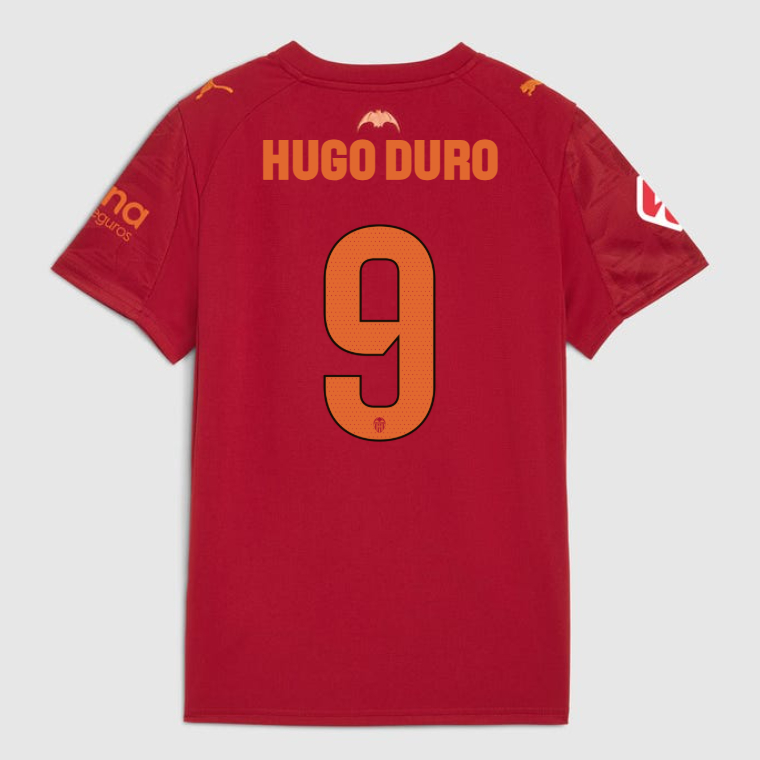 Valencia CF Away HUGO DURO 9 Jersey 25-26
