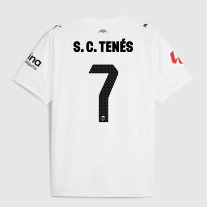 Valencia CF Home S. C. TENÉS 7 Jersey 25-26