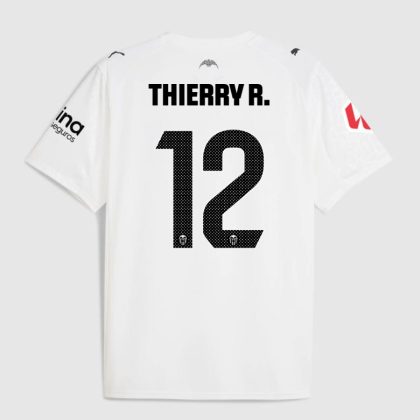 Valencia CF Home THIERRY R. 12 Jersey 25-26