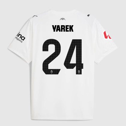 Valencia CF Home YAREK 24 Jersey 25-26