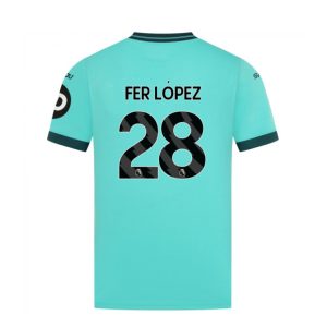 Wolverhampton Wanderers Away FER LÓPEZ 28 Jersey 25-26