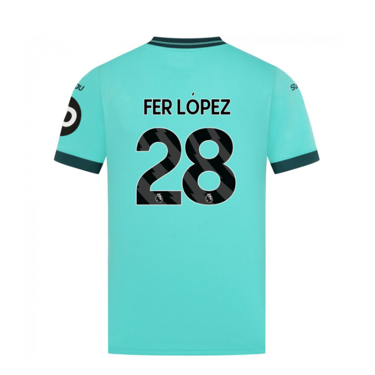 Wolverhampton Wanderers Away FER LÓPEZ 28 Jersey 25-26