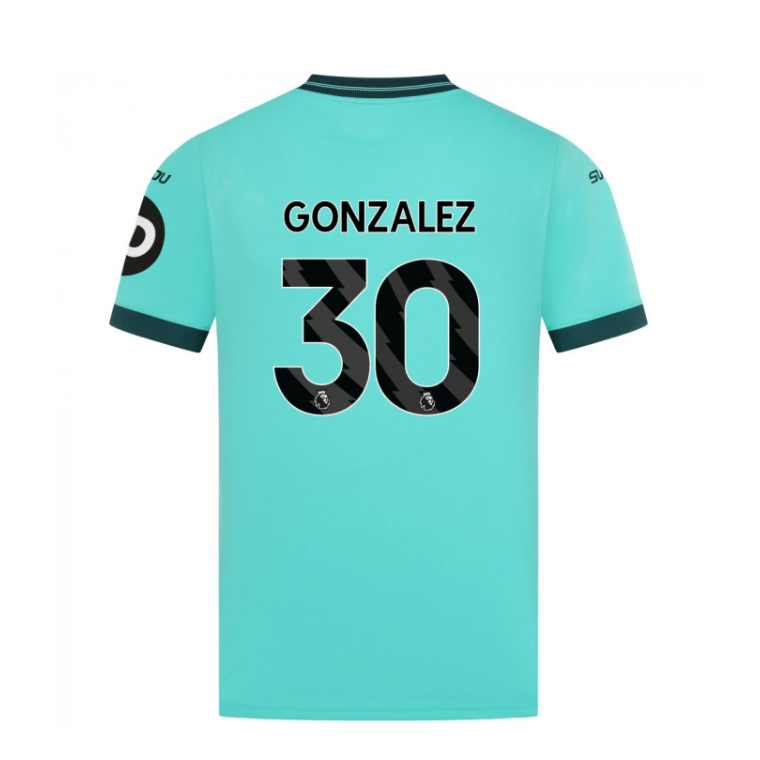 Wolverhampton Wanderers Away GONZALEZ 30 Jersey 25-26